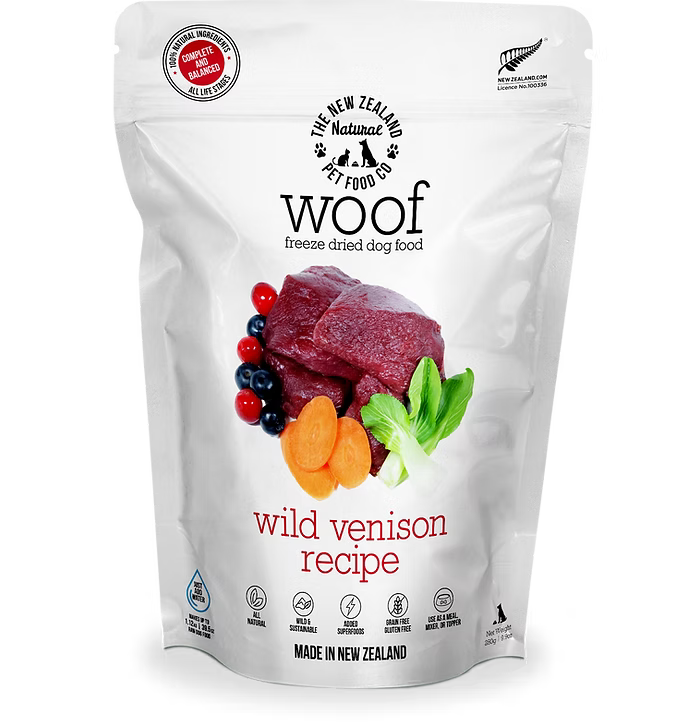 IN STORE ONLY Woof Freeze-Dried Dog Food