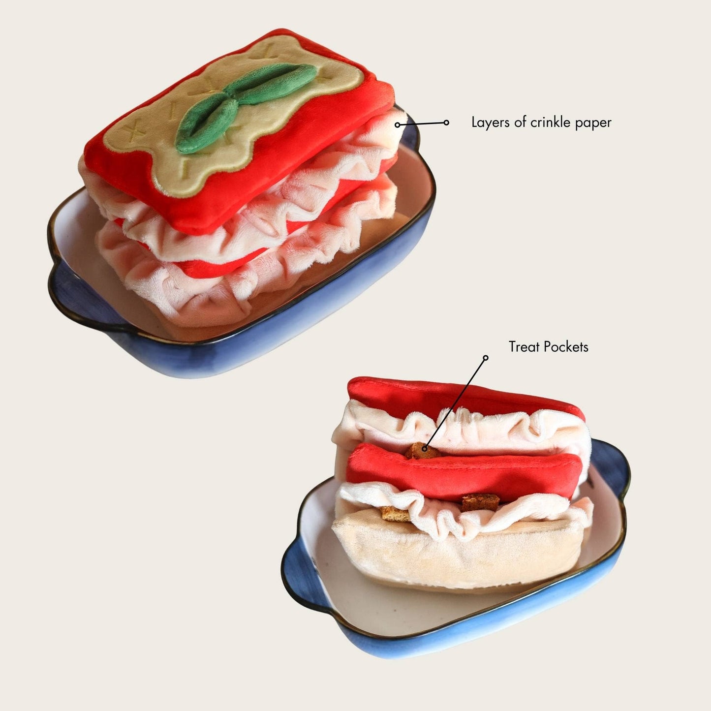 Lasagna Nosework Toy