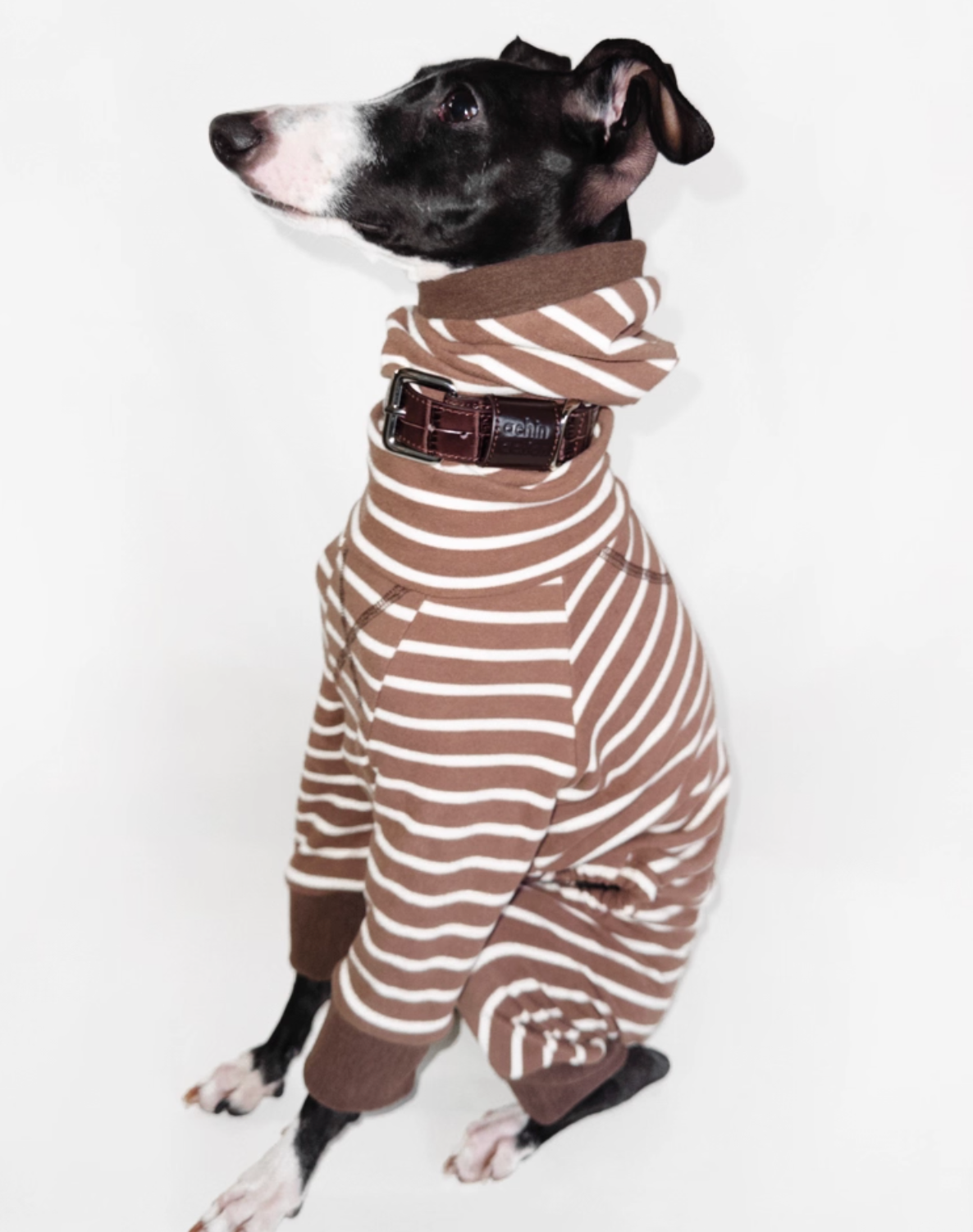 Achin Action Round Cap Heating Four-Legged Suit Dark Brown