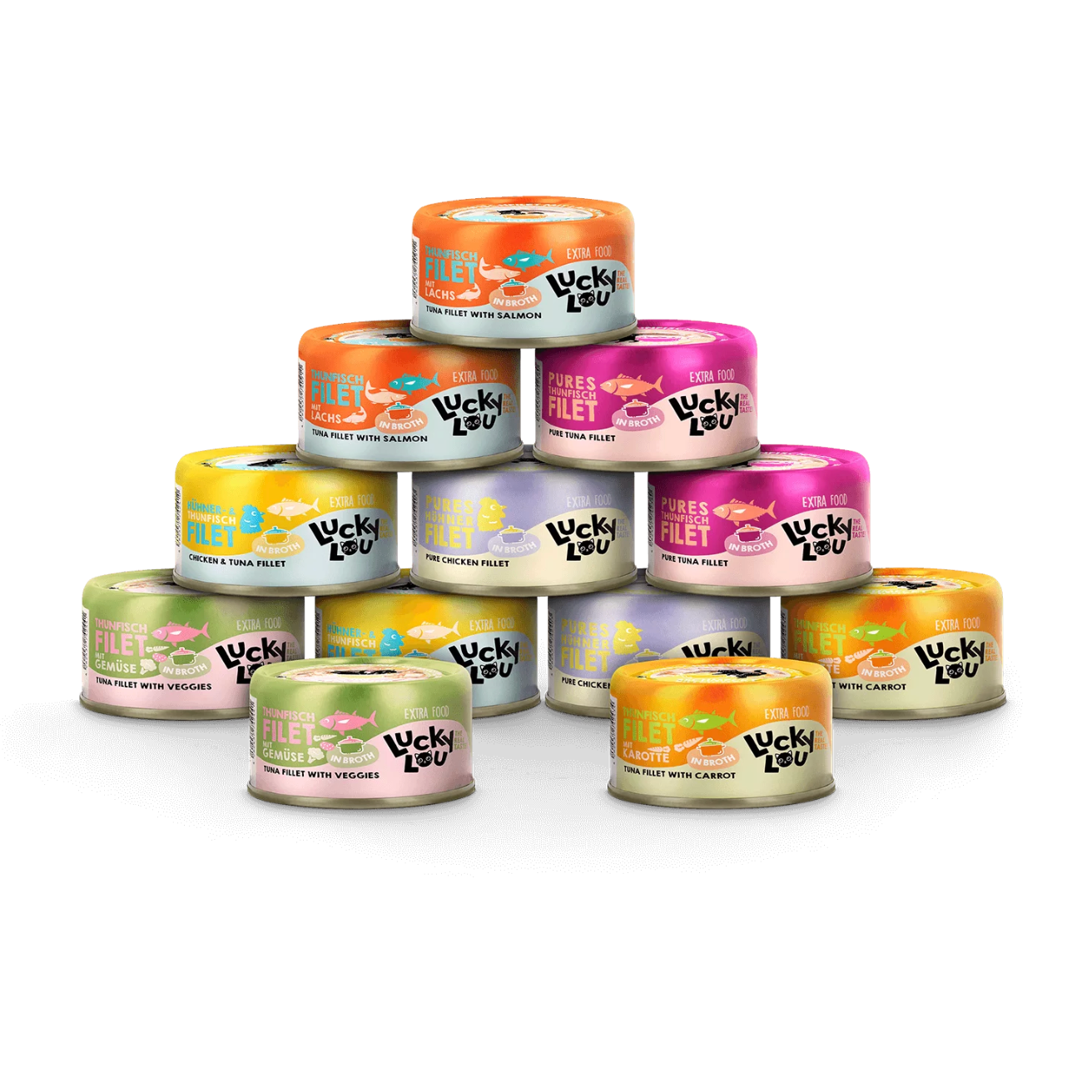 Lucky Lou ExtraFood Filet in Broth 70g