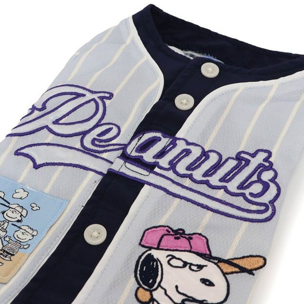 Snoopy Baseball T-Shirt ICE BLUE