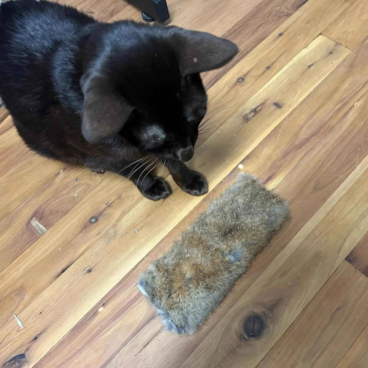 Hollow Hare Rabbit Fur Toy – Unstuffed for Natural Play