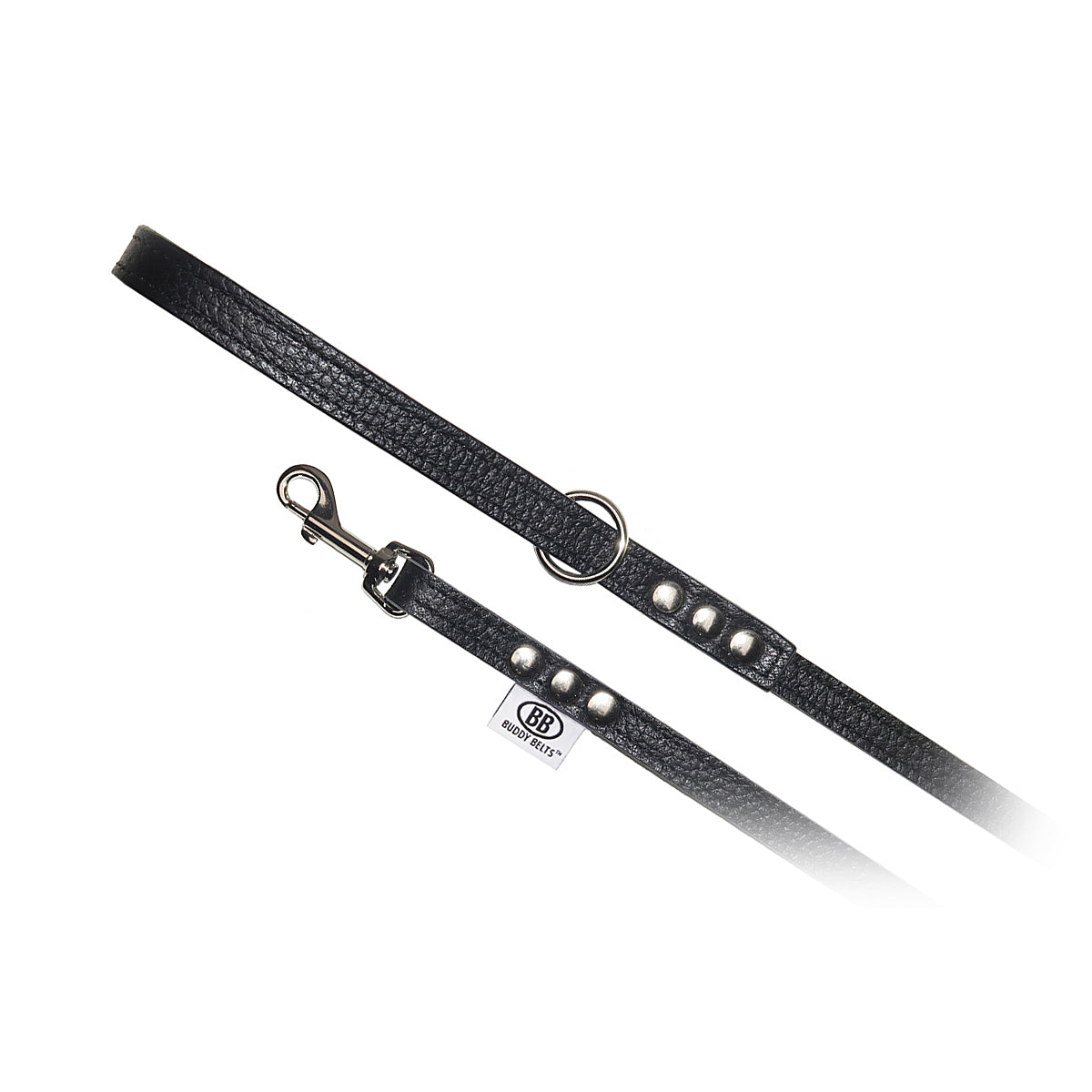 Genuine Leather Harness-Black with Crystals