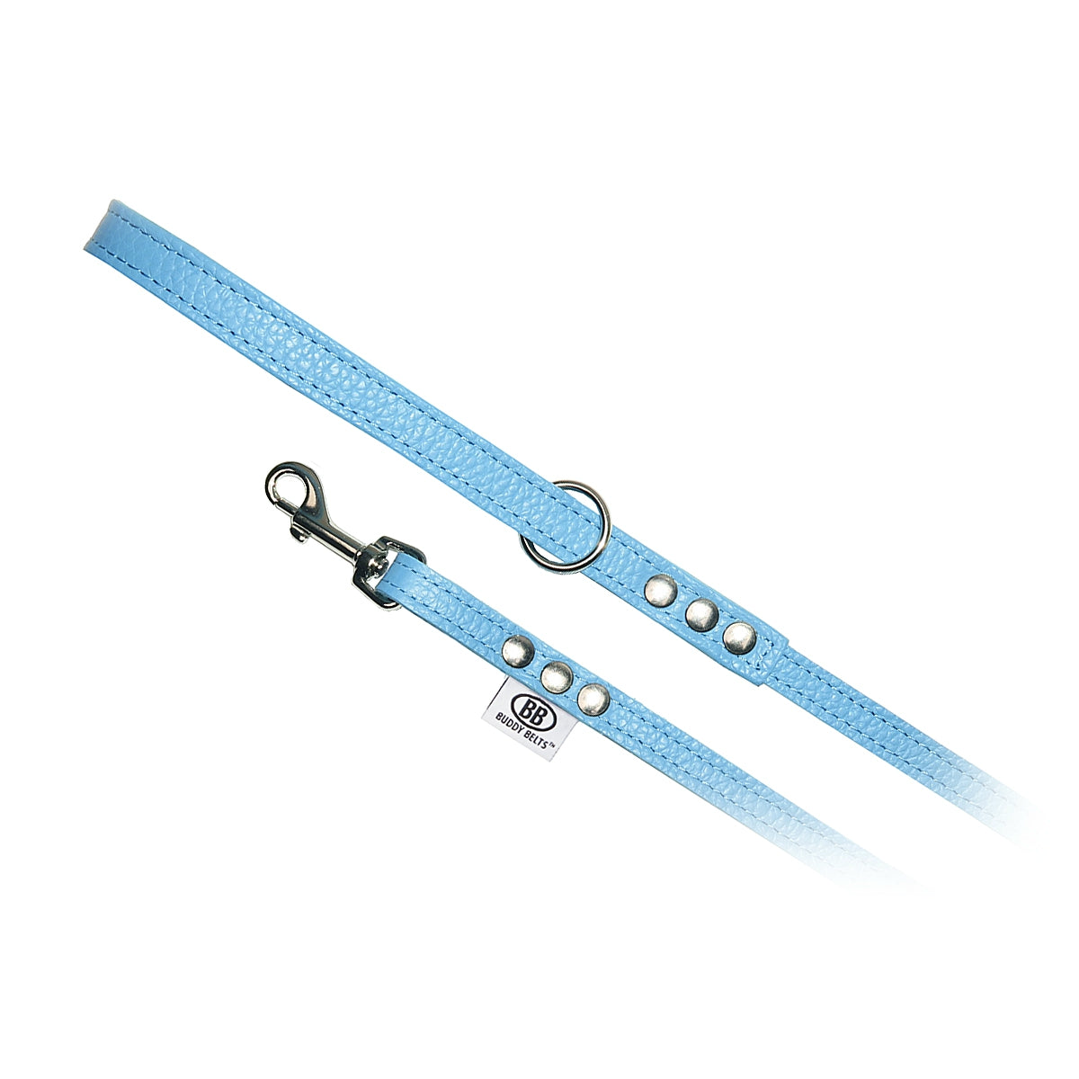 Genuine Leather Harness-Blue with Crystals