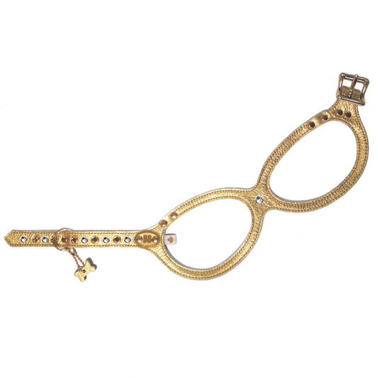 Elite Collection Harness-Gold Nugget with Crystals