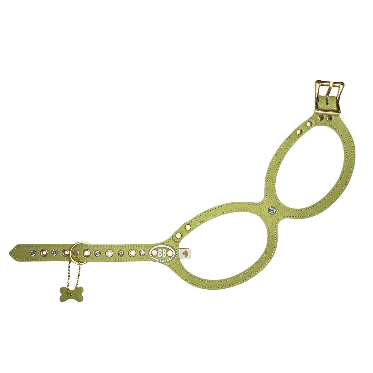 Limited Collection Harness-Pistachio with Crystals