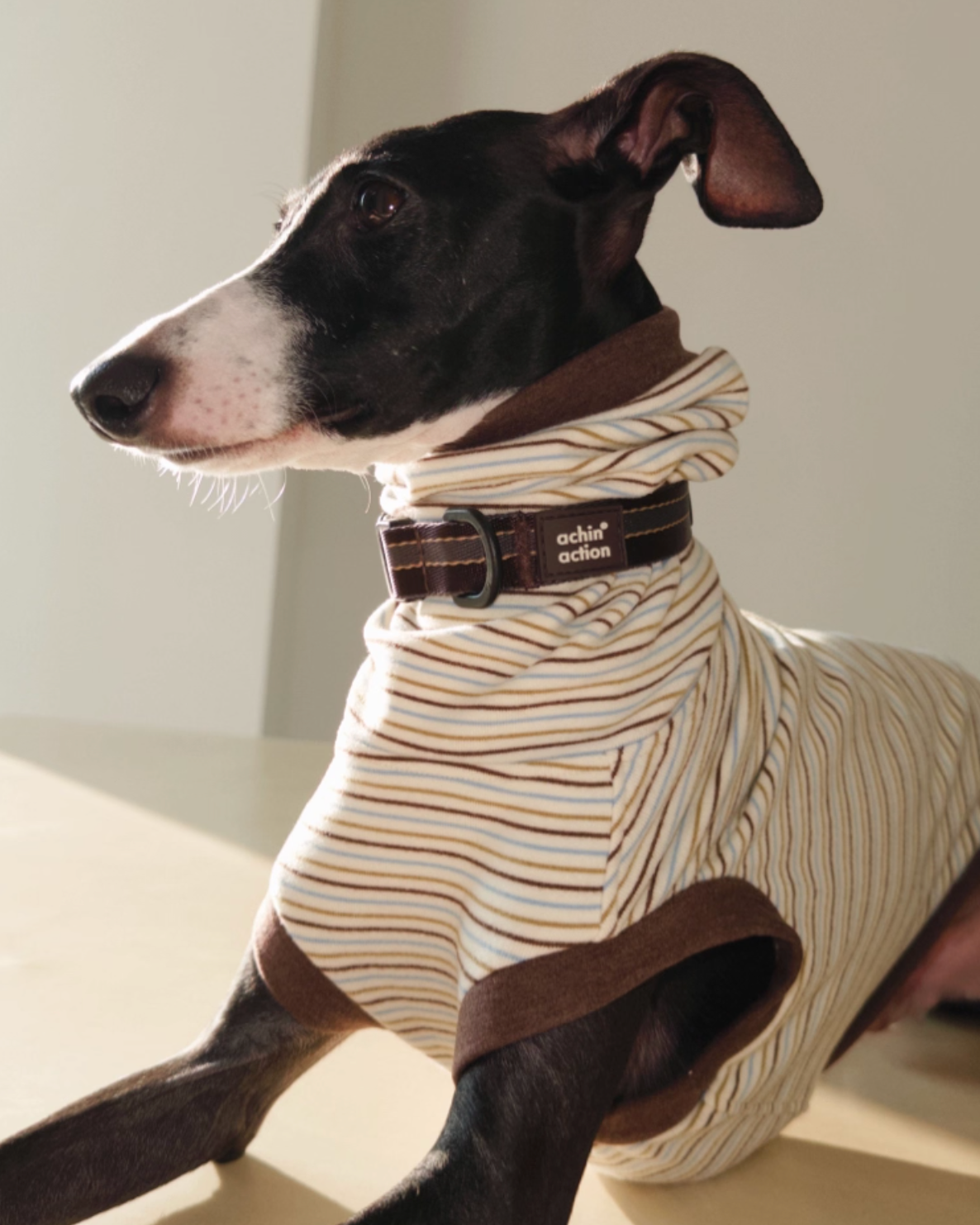 Choco Crepe Velvet Thermal Top with Hood