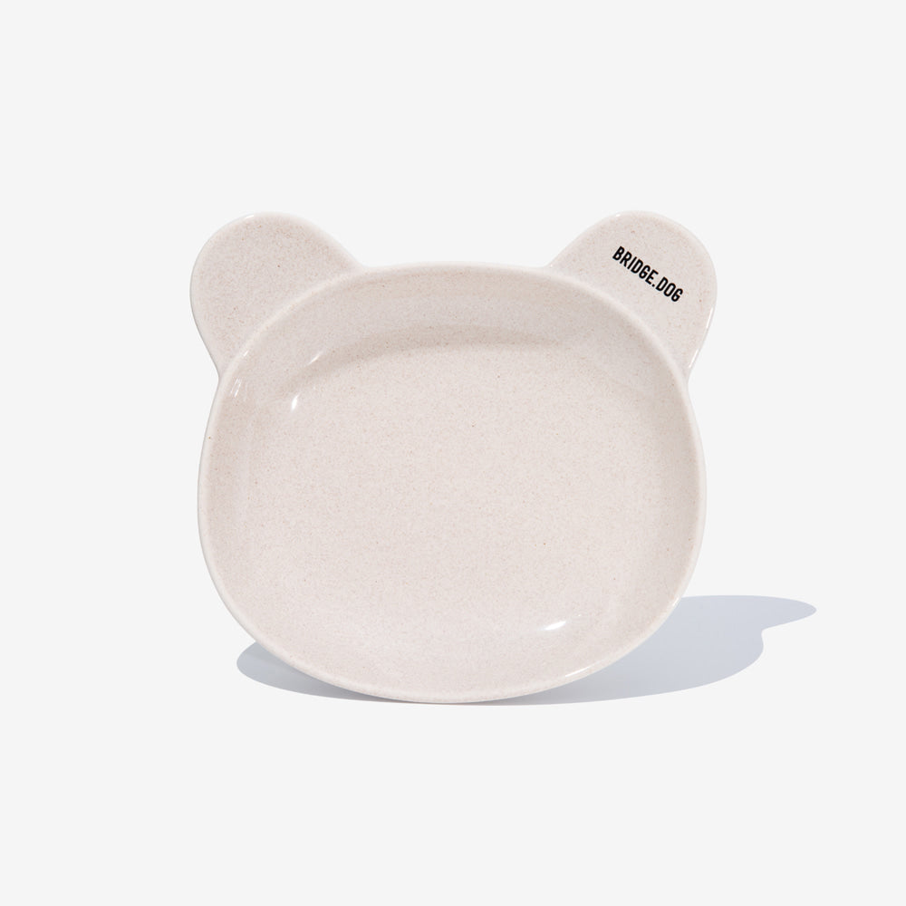 Bridge Dog Cozy Bear Dish