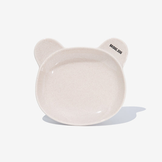 Bridge Dog Cozy Bear Dish