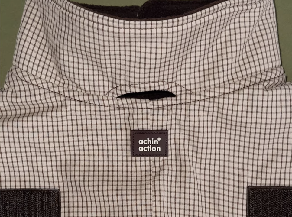 Plaid Colour-Block Fleece Vest
