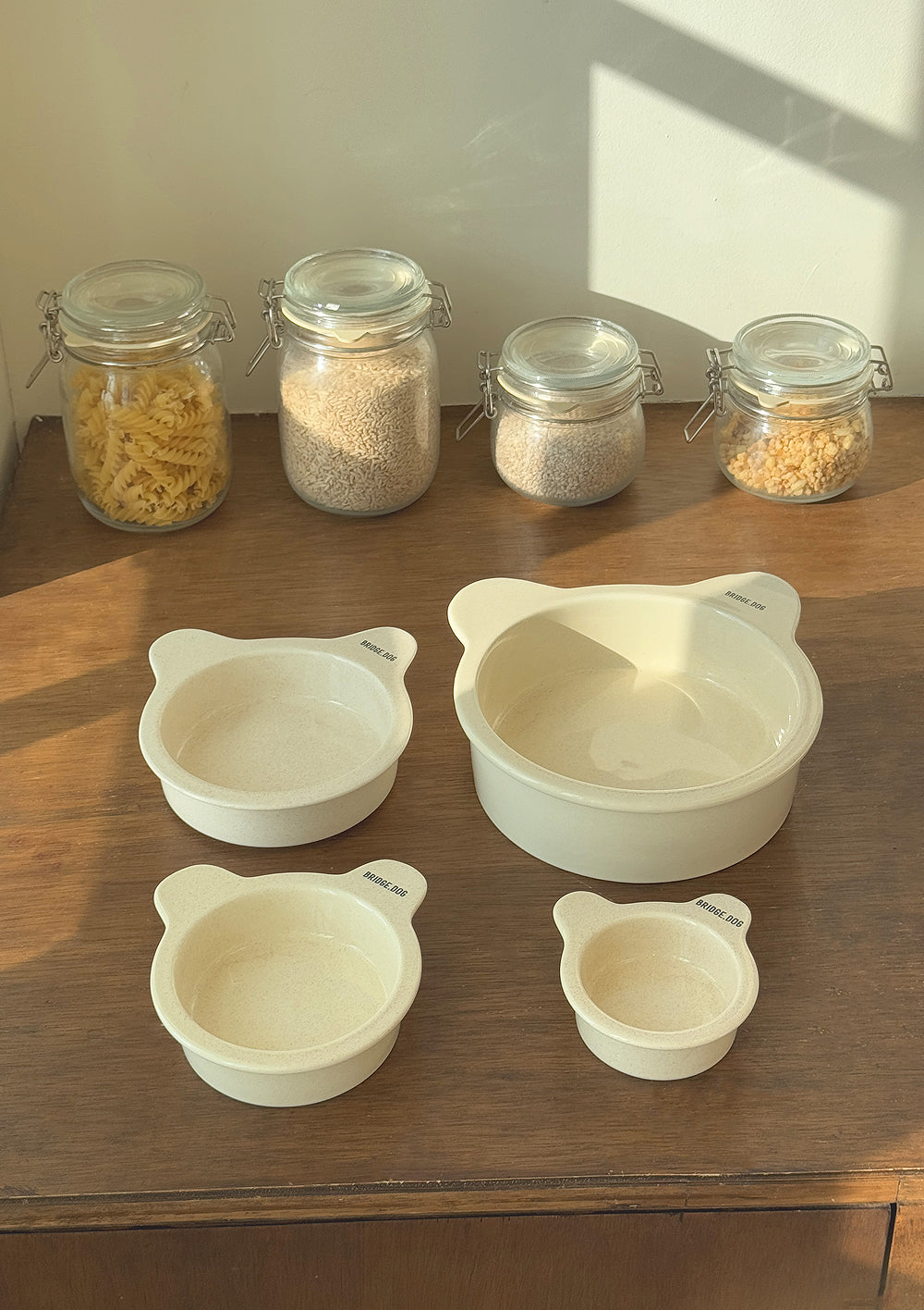 Bridge Dog Bear Bowl Oatmeal