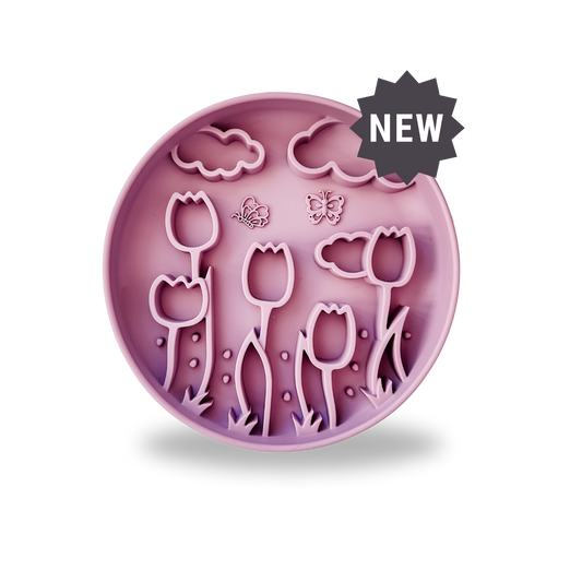 Tulip Slow Feeder Plum