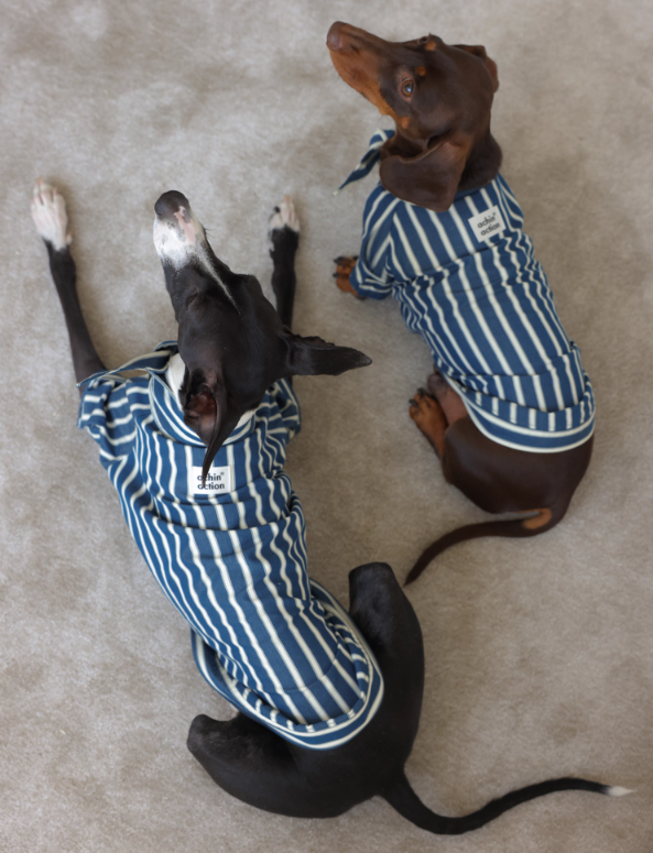 Cotton&Linen Striped Blouse with Bow