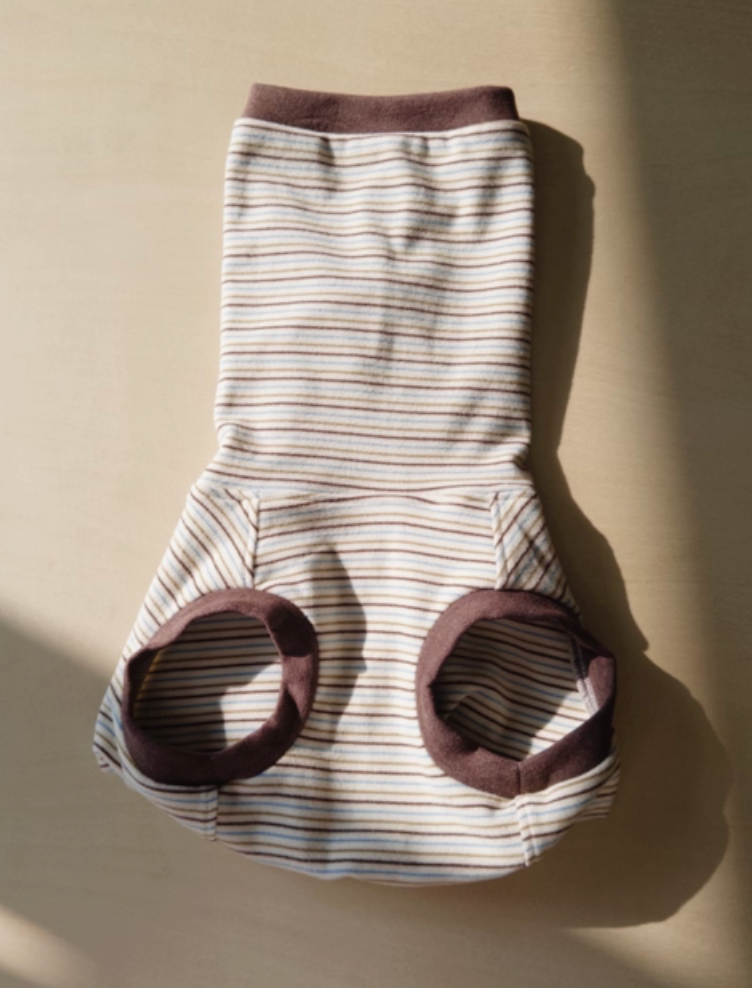 Choco Crepe Velvet Thermal Top with Hood