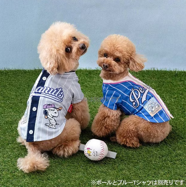 Snoopy Baseball T-Shirt ICE BLUE