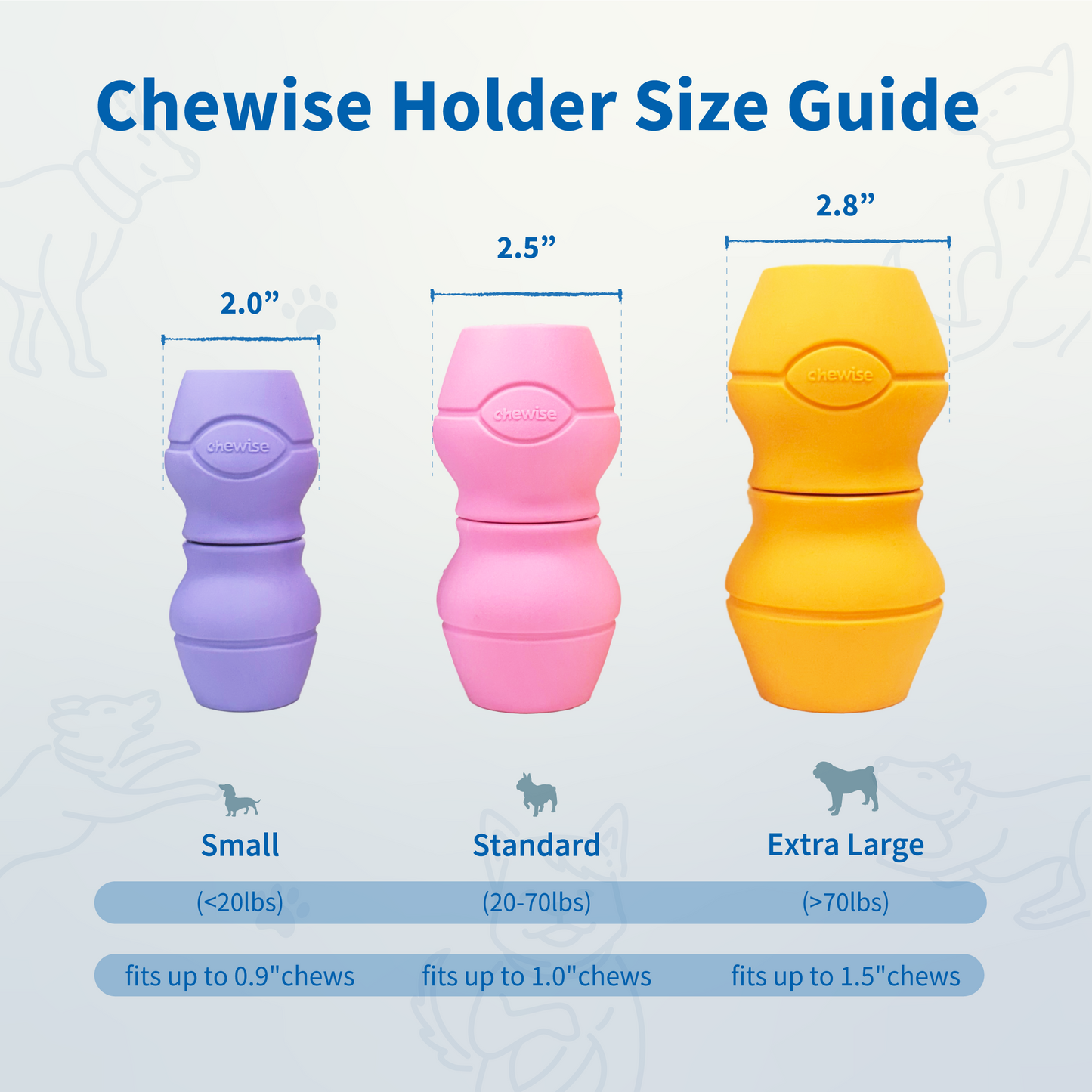 Chewise Dental Chew Holder| Standard | Dogs 9-32kg