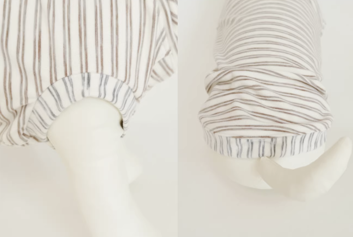 Striped Patchwork Polar Fleece Warm Top