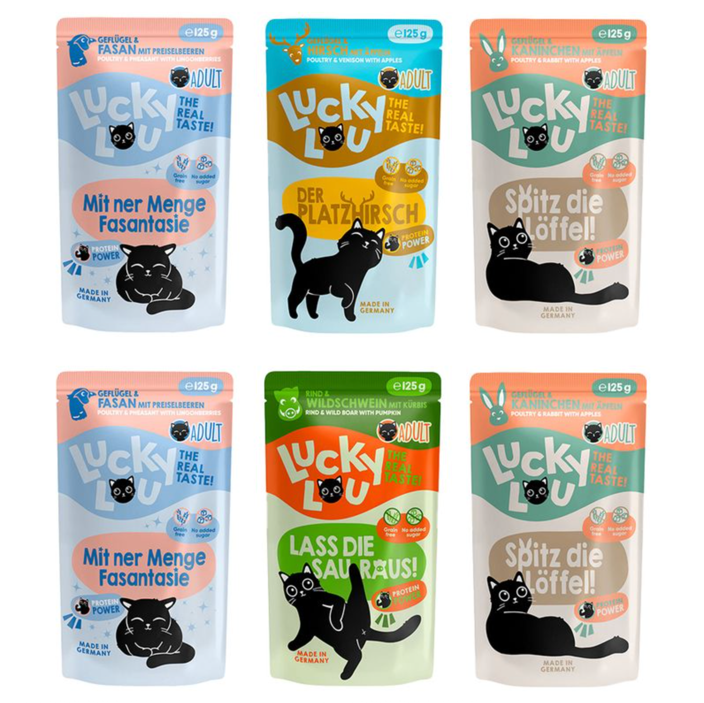 Lucky Lou Grain-Free Wet Food  for Cats 125g