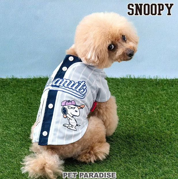 Snoopy Baseball T-Shirt ICE BLUE