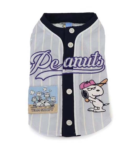 Snoopy Baseball T-Shirt ICE BLUE
