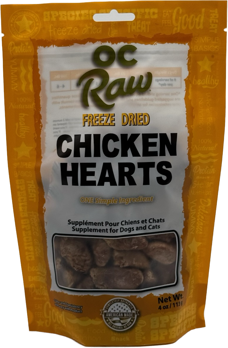 Freeze-Dried Chicken Heart 113g