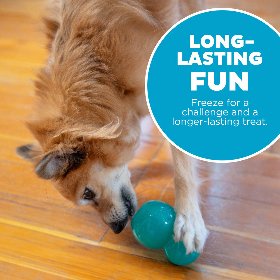 Double-Tuff Interactive Treat Stuffer Durable Dog Chew Toy Medium