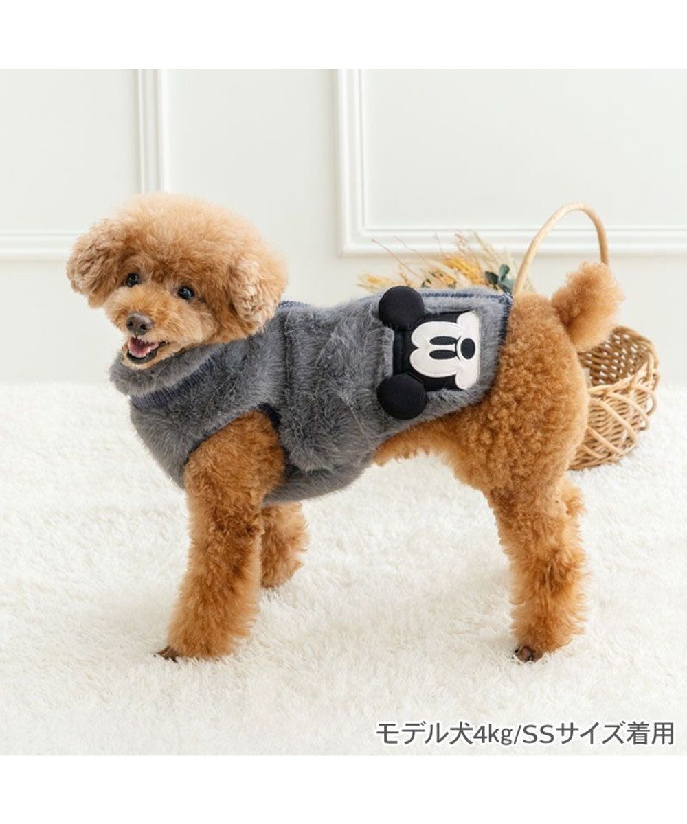 [Coming Soon]Mickey Mouse Vintage Mickey Fluffy Zip Vest