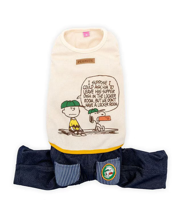Snoopy Patch Pants Jumpsuit