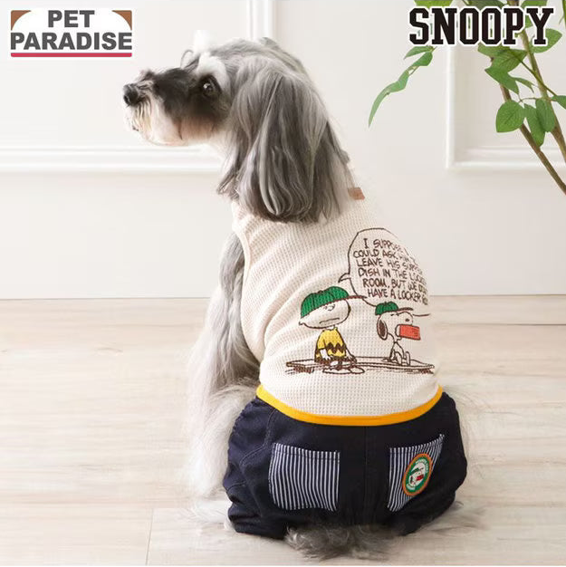 Snoopy Patch Pants Jumpsuit