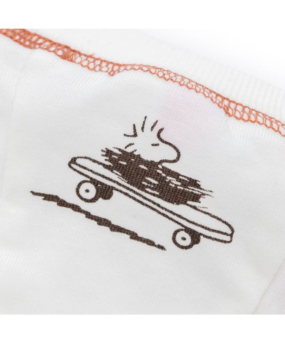 Snoopy Skateboard T-Shirt White