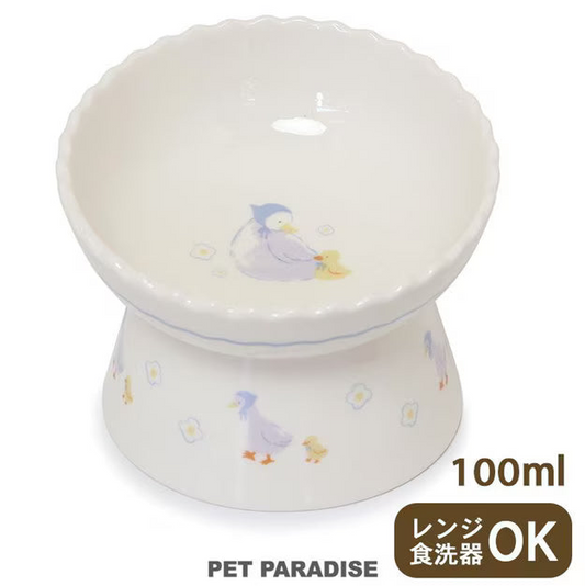 Pet Paradise Duck Tall Food Plate