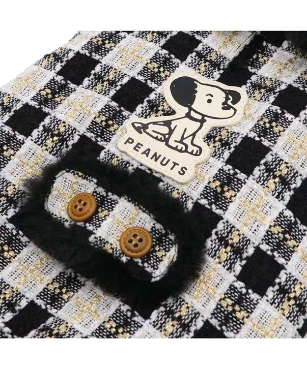 Snoopy Black Tweed Vest