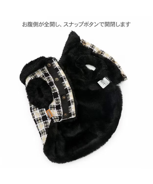 Snoopy Black Tweed Vest