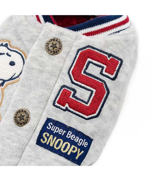 Snoopy Far Infrared Open-Back Stadium Jacket
