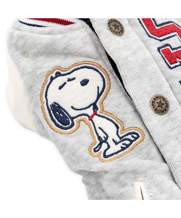 Snoopy Far Infrared Open-Back Stadium Jacket