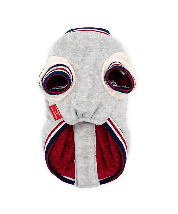 Snoopy Far Infrared Open-Back Stadium Jacket