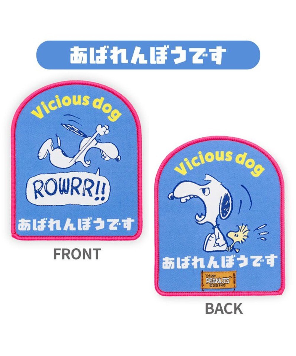 Snoopy Message Patch-The Rowdy One