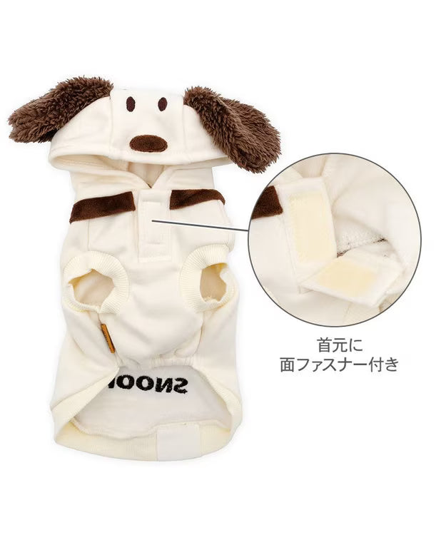 Snoopy 50s Snoopy Hoodie White