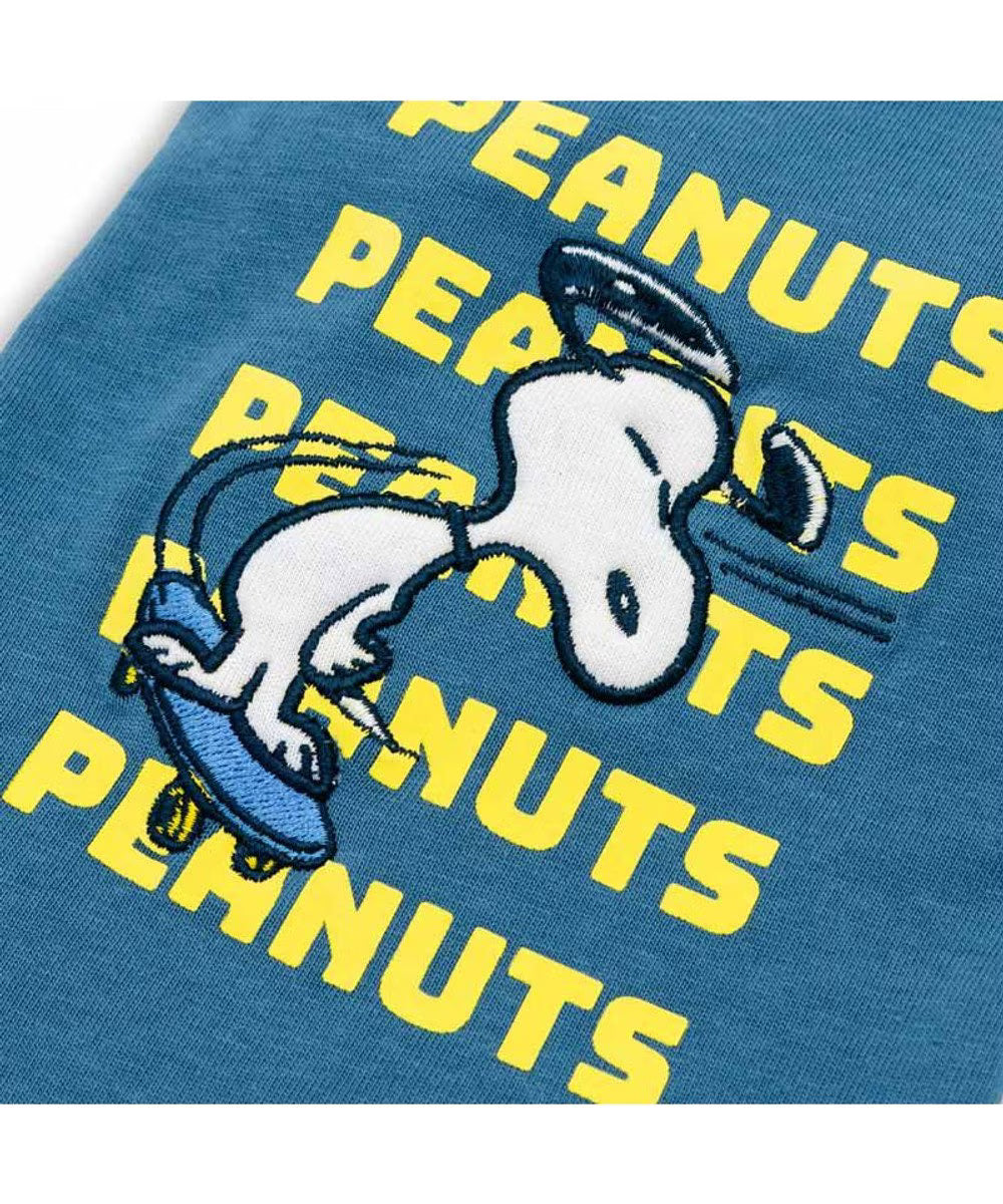 Snoopy Skateboard T-Shirt Navy