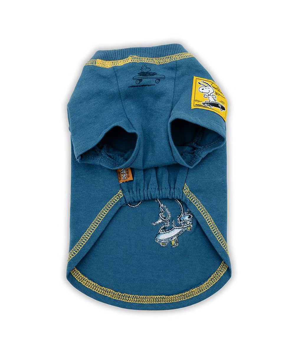 Snoopy Skateboard T-Shirt Navy