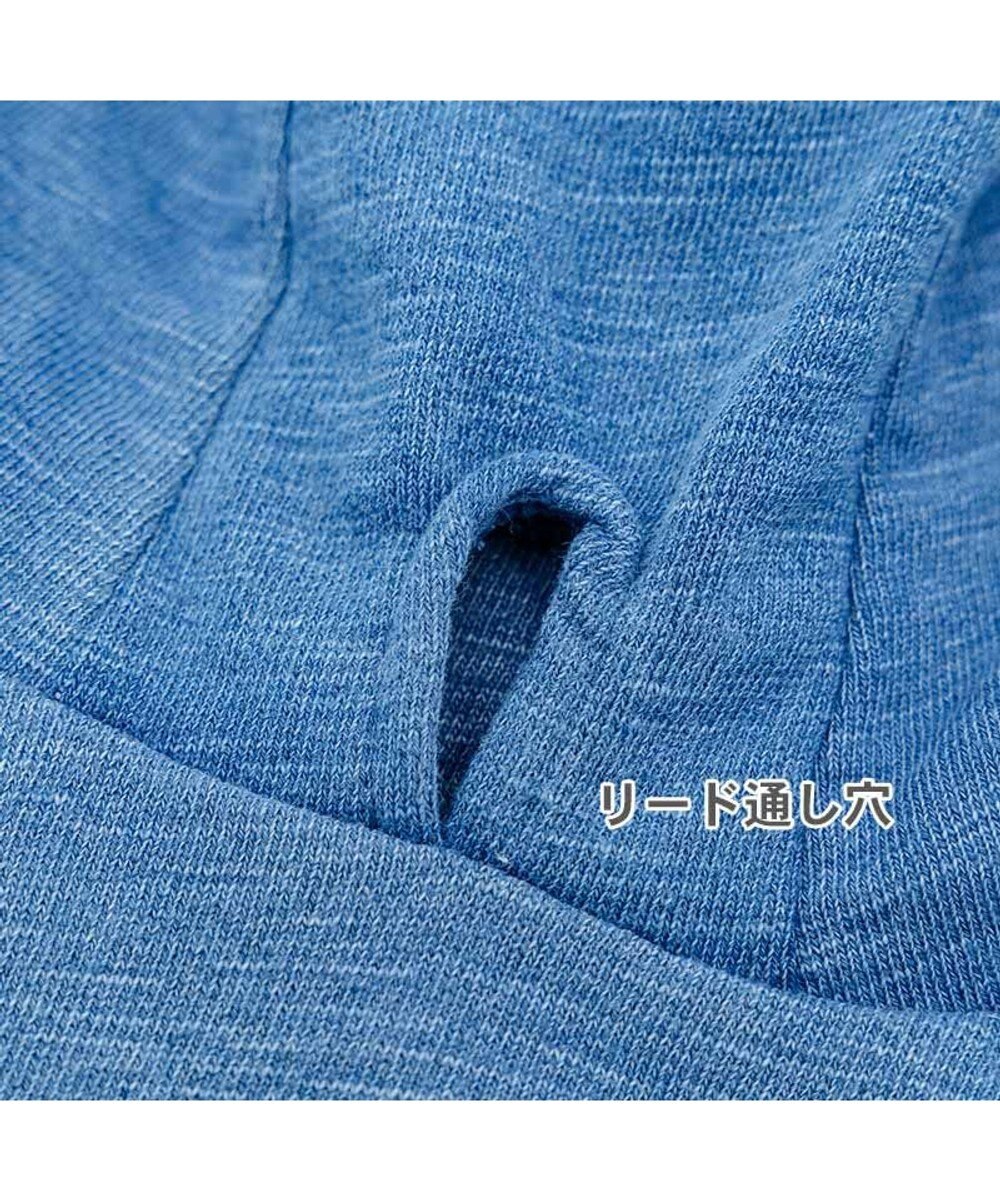 Snoopy Denim Hoodie-Navy Blue