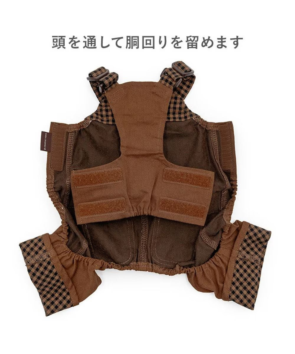 Plaid Twill Overalls