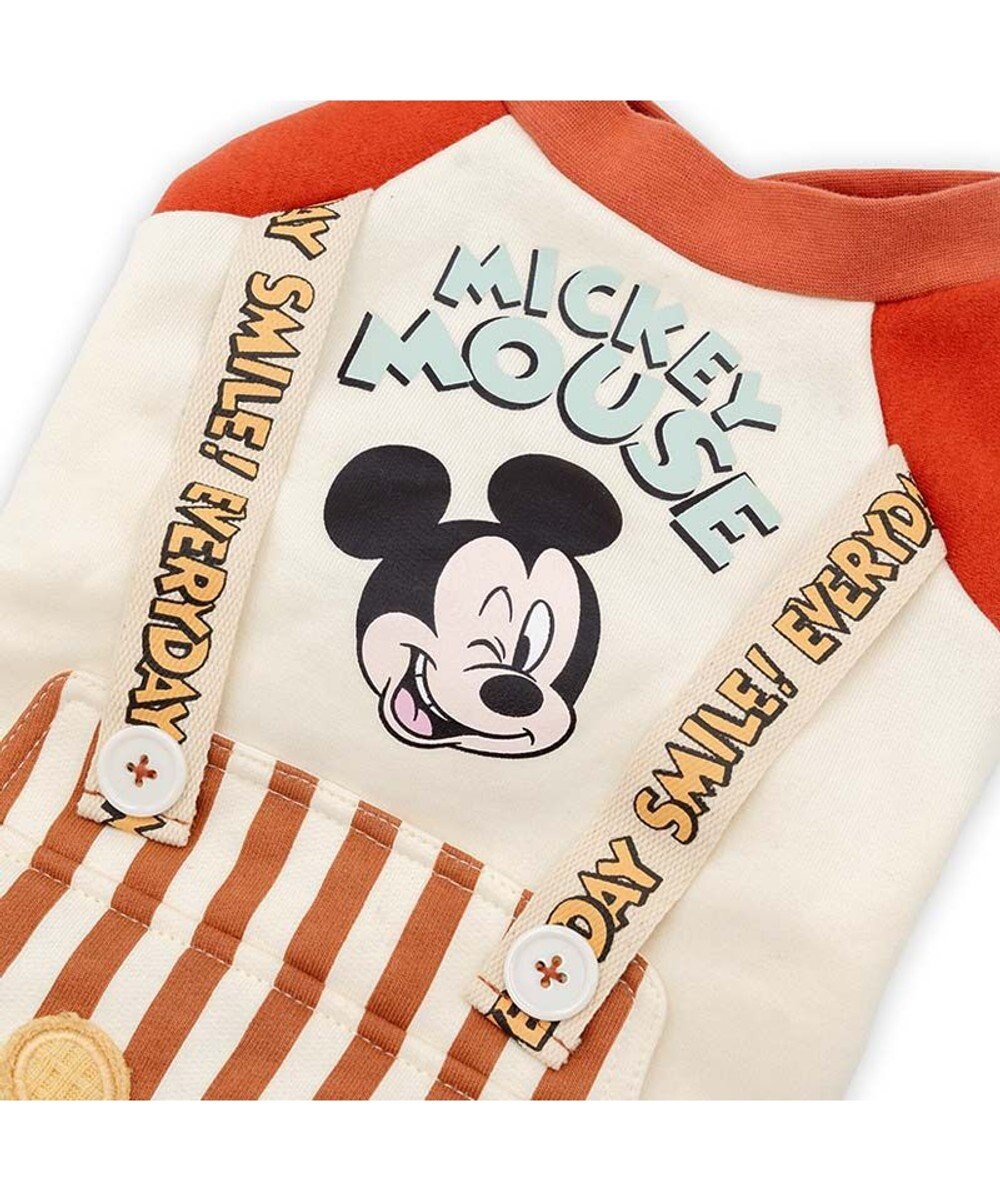 Mickey Mouse Apron Striped Jumpsuit