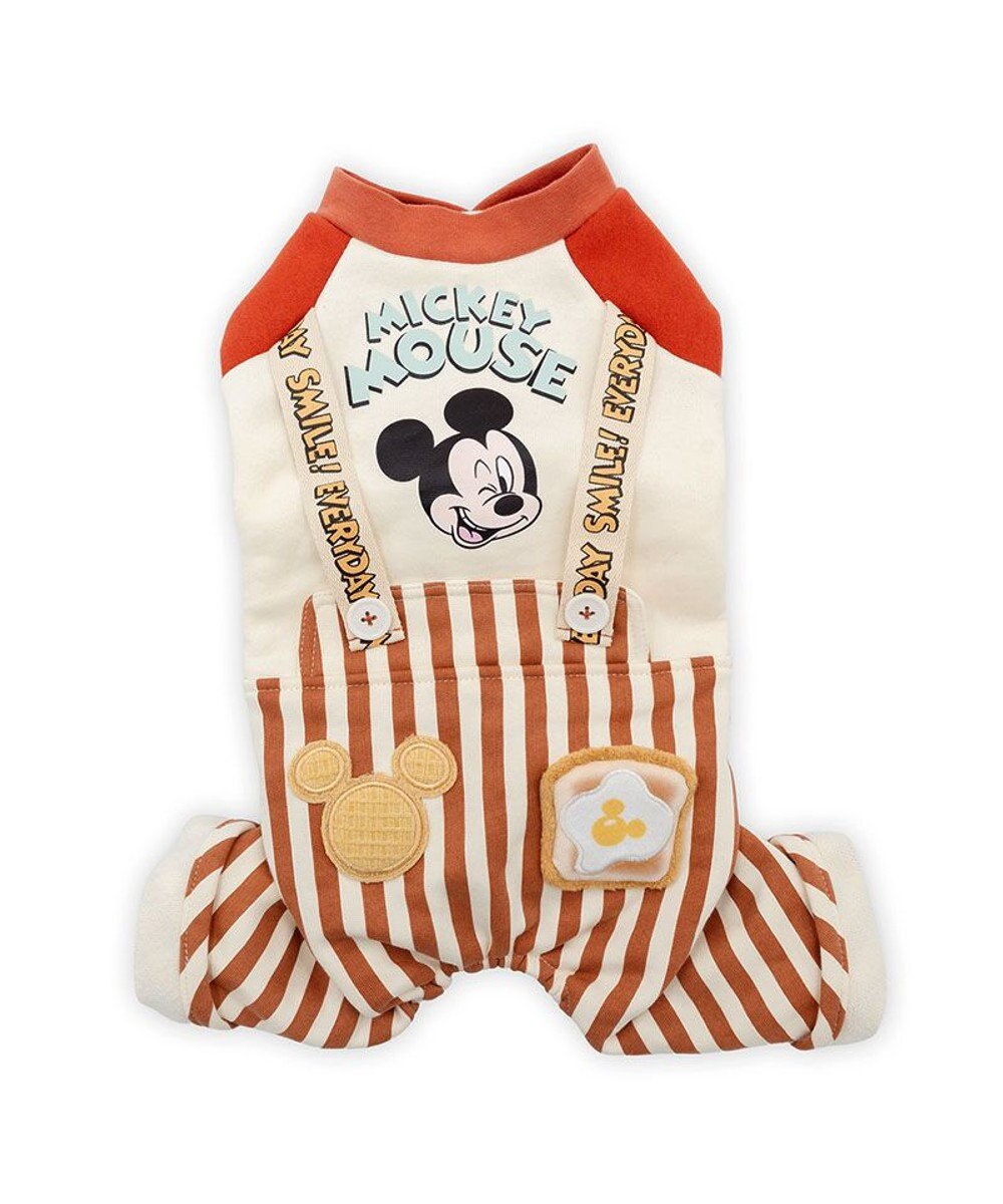Mickey Mouse Apron Striped Jumpsuit