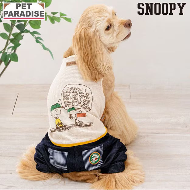 Snoopy Patch Pants Jumpsuit