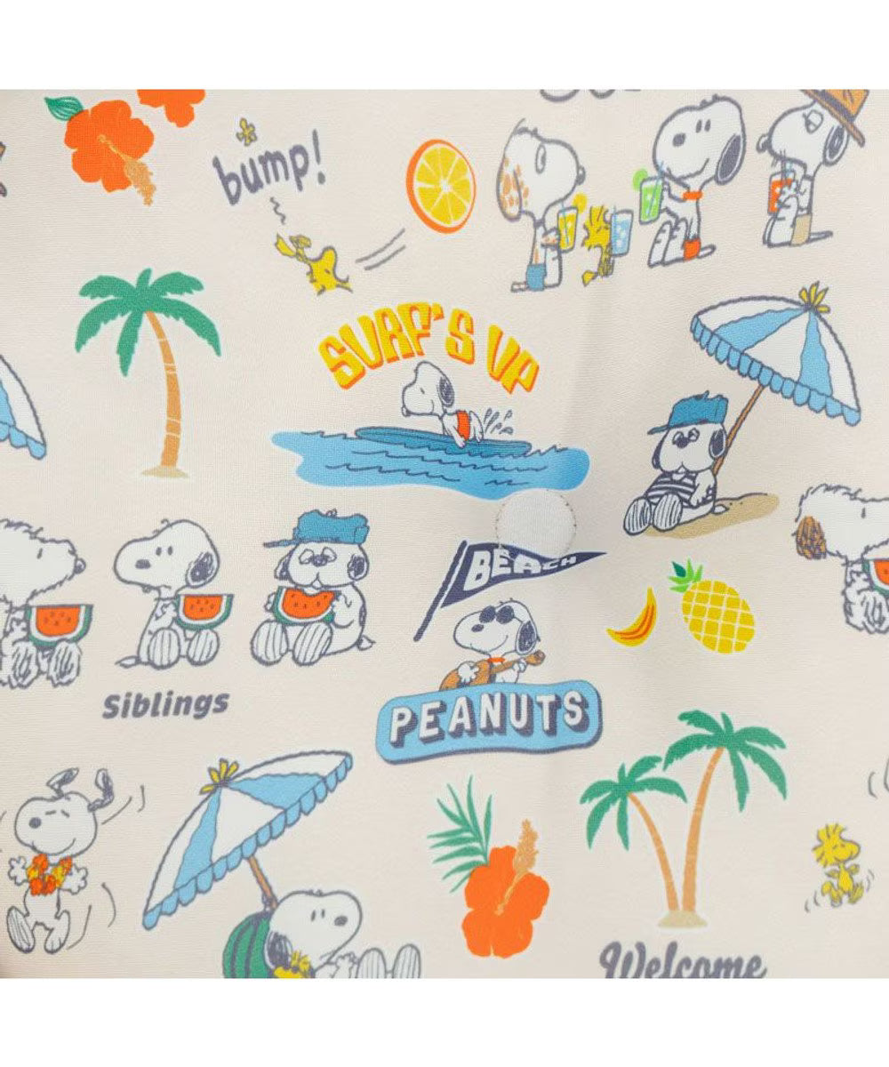 Snoopy Summer Vacation Cool Round Cuddler Bed