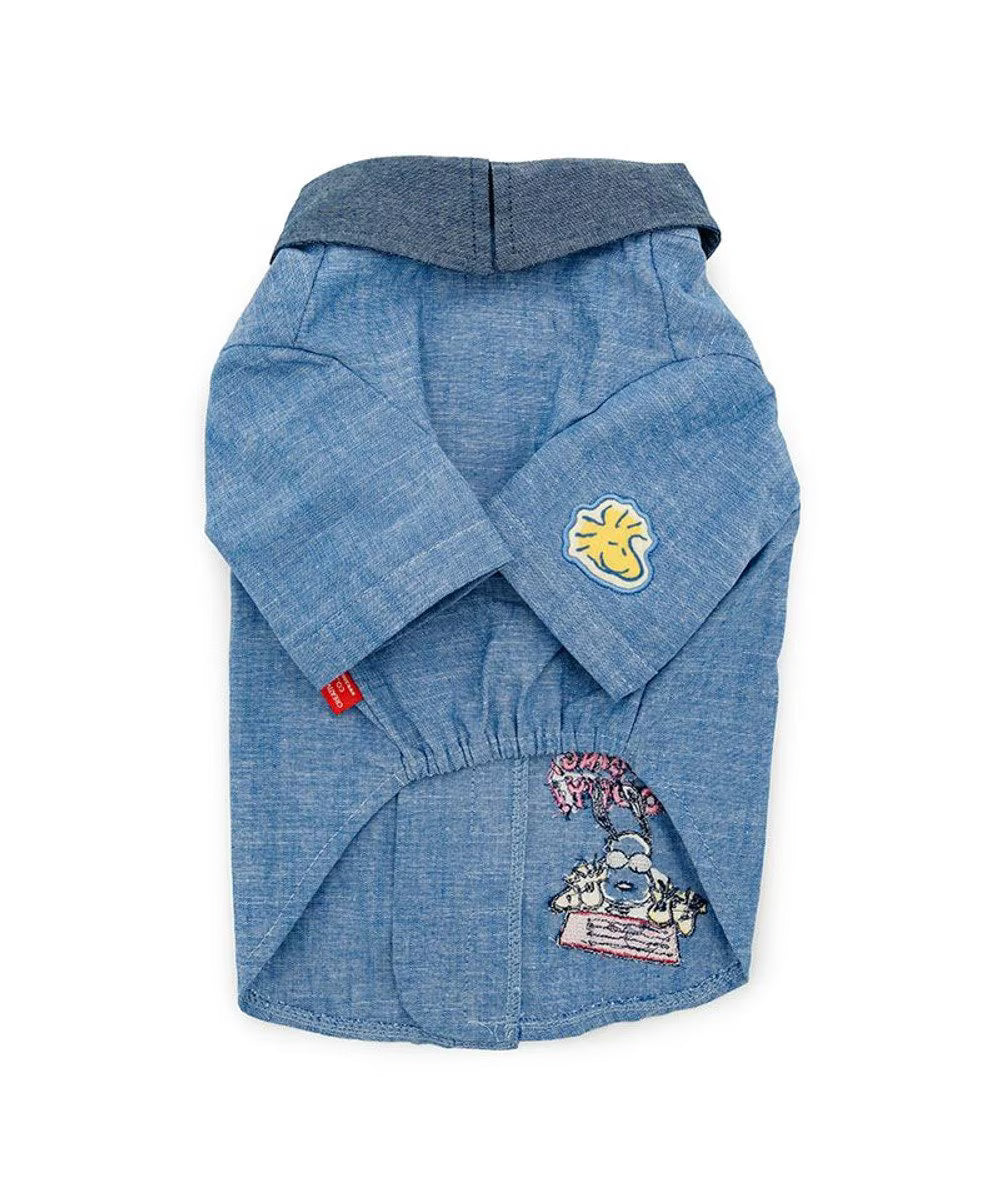 Snoopy Birthday Edition Embroidery Work Shirt