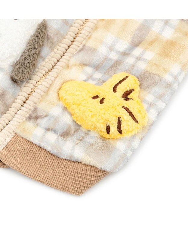 Snoopy Friends Boa Zip Vest