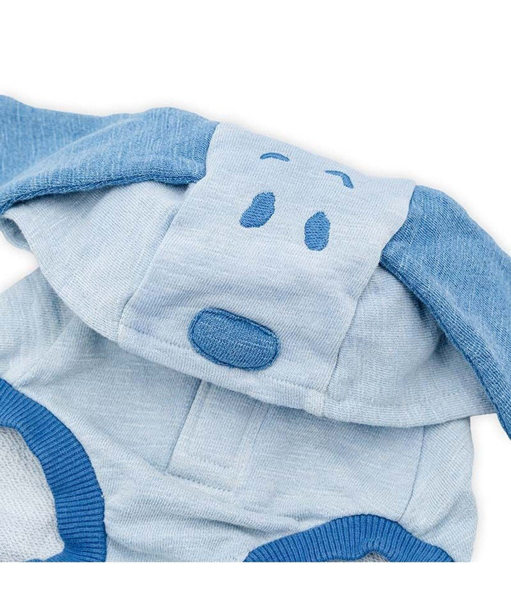 Snoopy Denim Hoodie-Light Blue