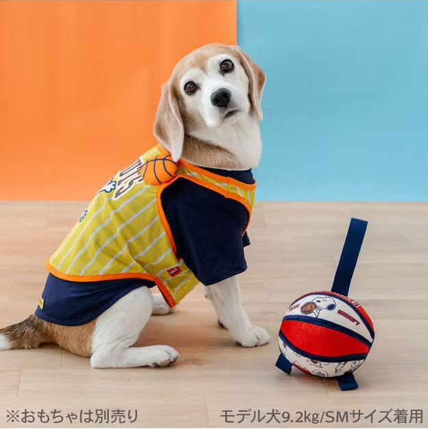 Snoopy Basketball Cooling T-Shirt Yellow